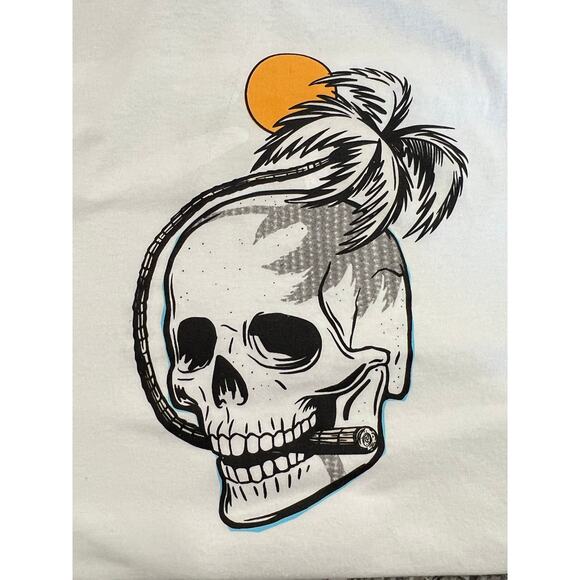 New DEL SOL Men's Biting Skull T-Shirt XL Eco Color Changing in Sun Women's Tee - Picture 15 of 16